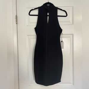 Black Sleeveless Mini Dress